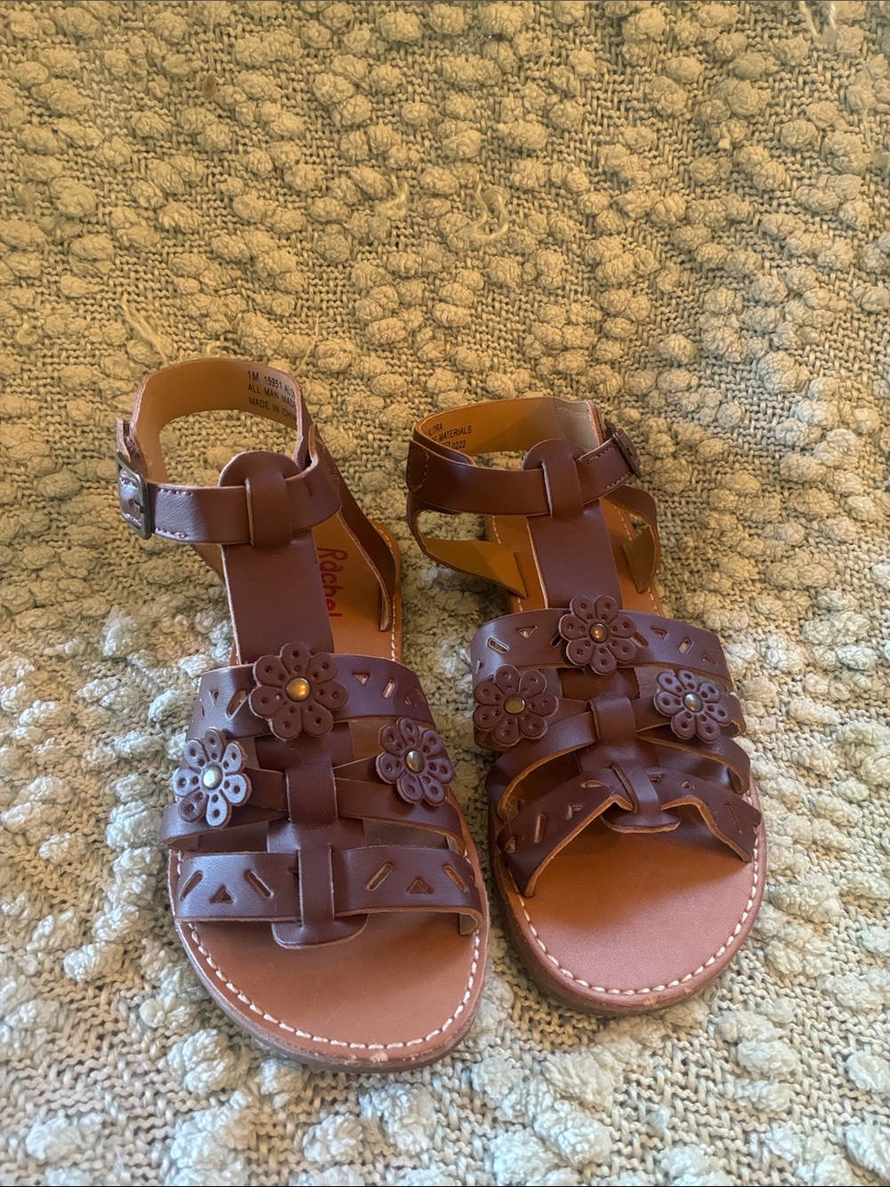 Little girl’s Rachel brand gladiator sandals